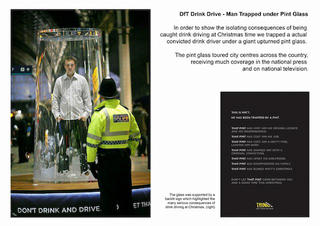 Illustration for article titled Pint Glass Traps Man, Says Don't Drink and Drive